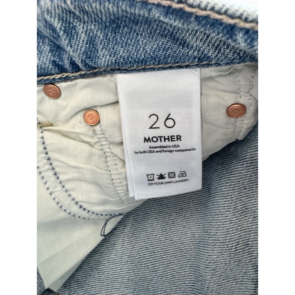 Mother The Bookie Heel in Righteous Gemstone Jeans 26 NWT - Picture 4 of 5